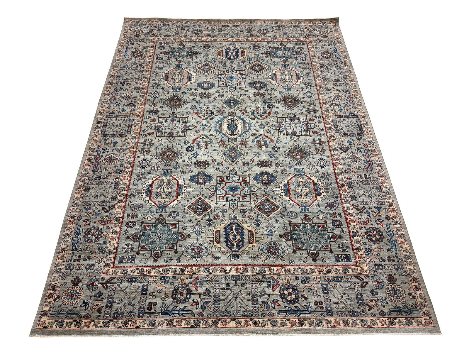 Persian Tribal D216 9'x11'10" Wool Rug hand knotted