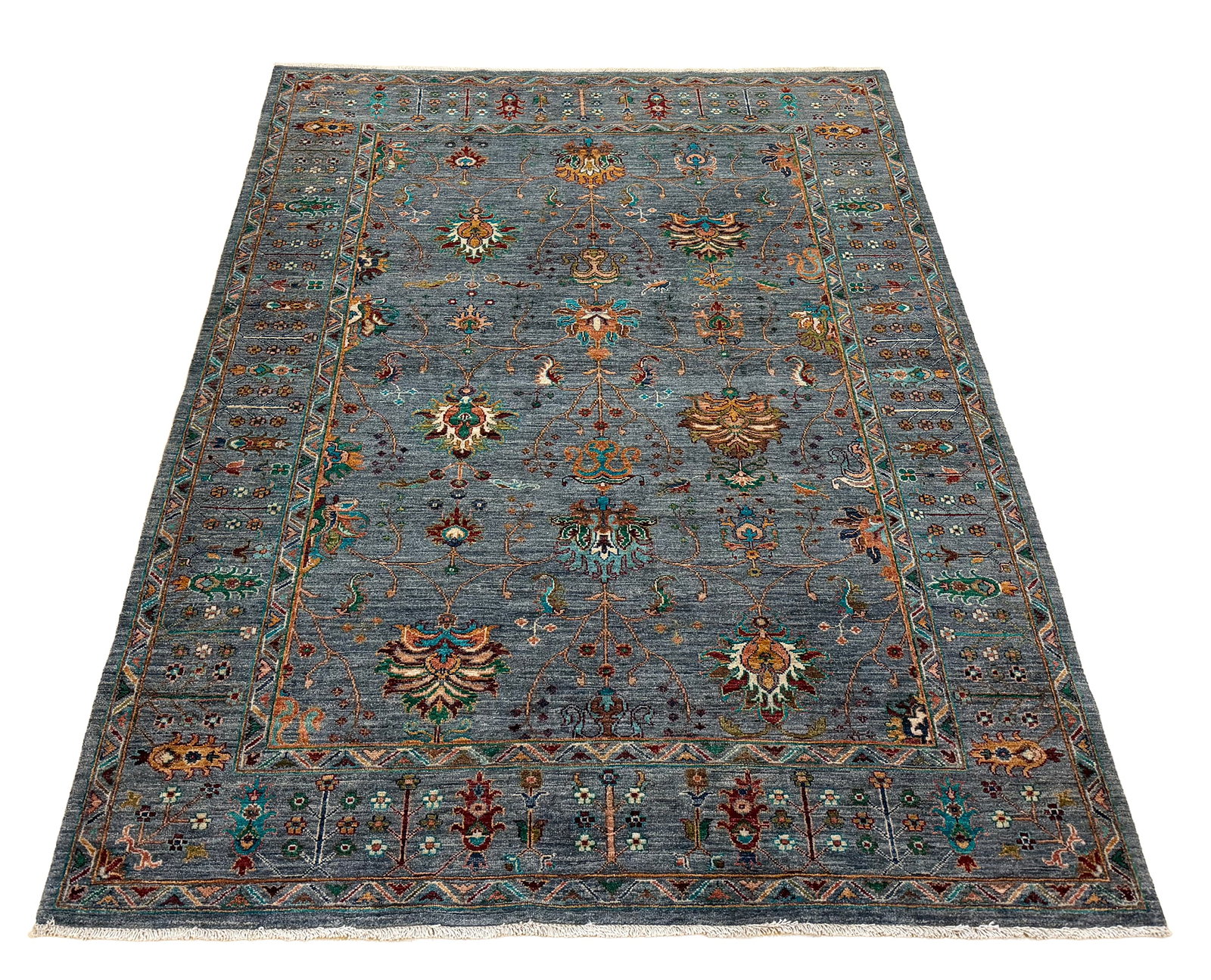 Persian Tribal D202 5'10"x7'9" Wool Rug hand knotted