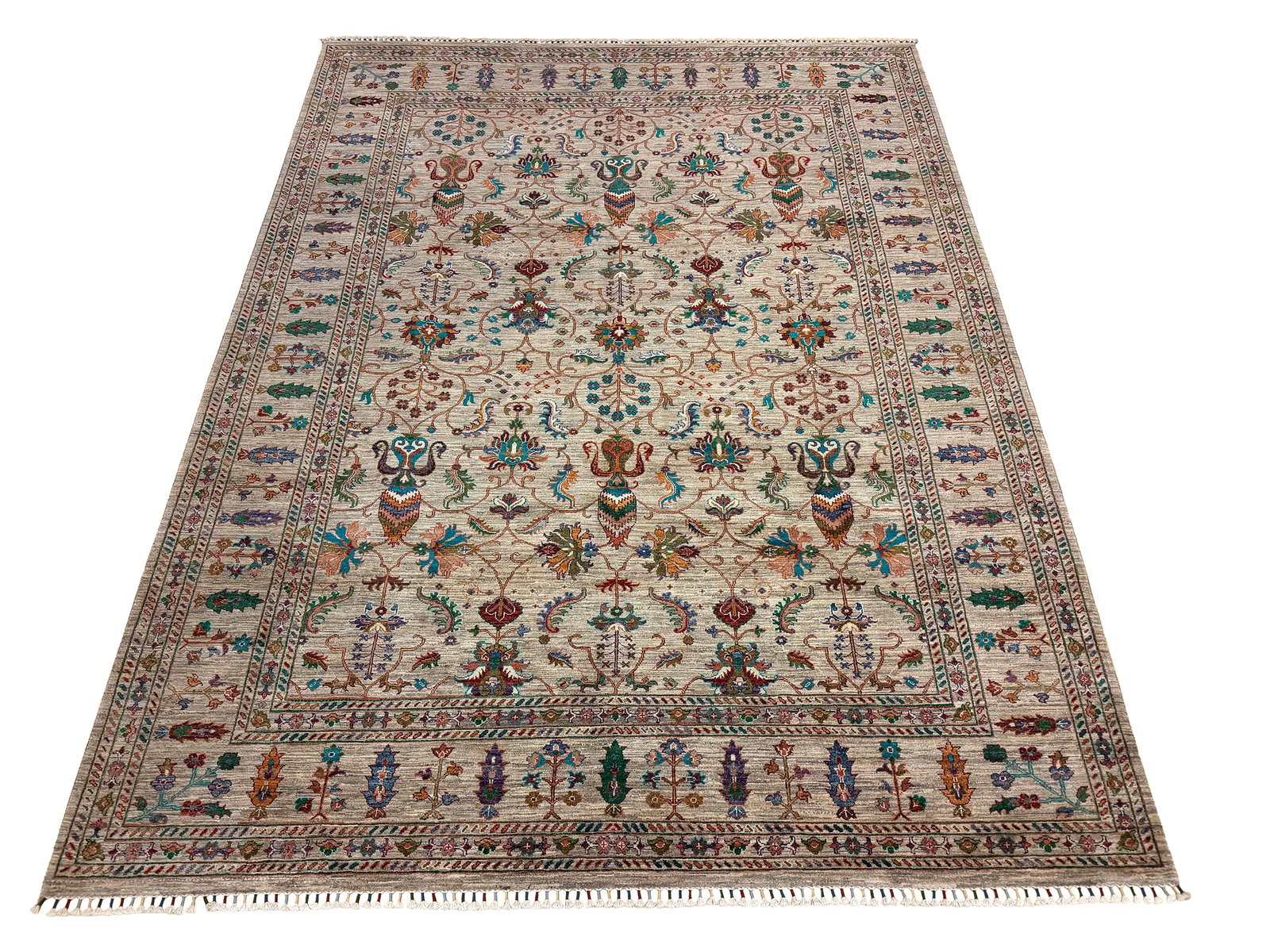 Persian Tribal D219 9'x12'1" Wool Rug hand knotted