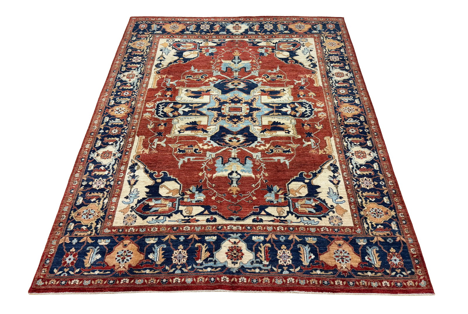 Persian Serapi D210 8'x9'8" style hand knotted (1 of 11)