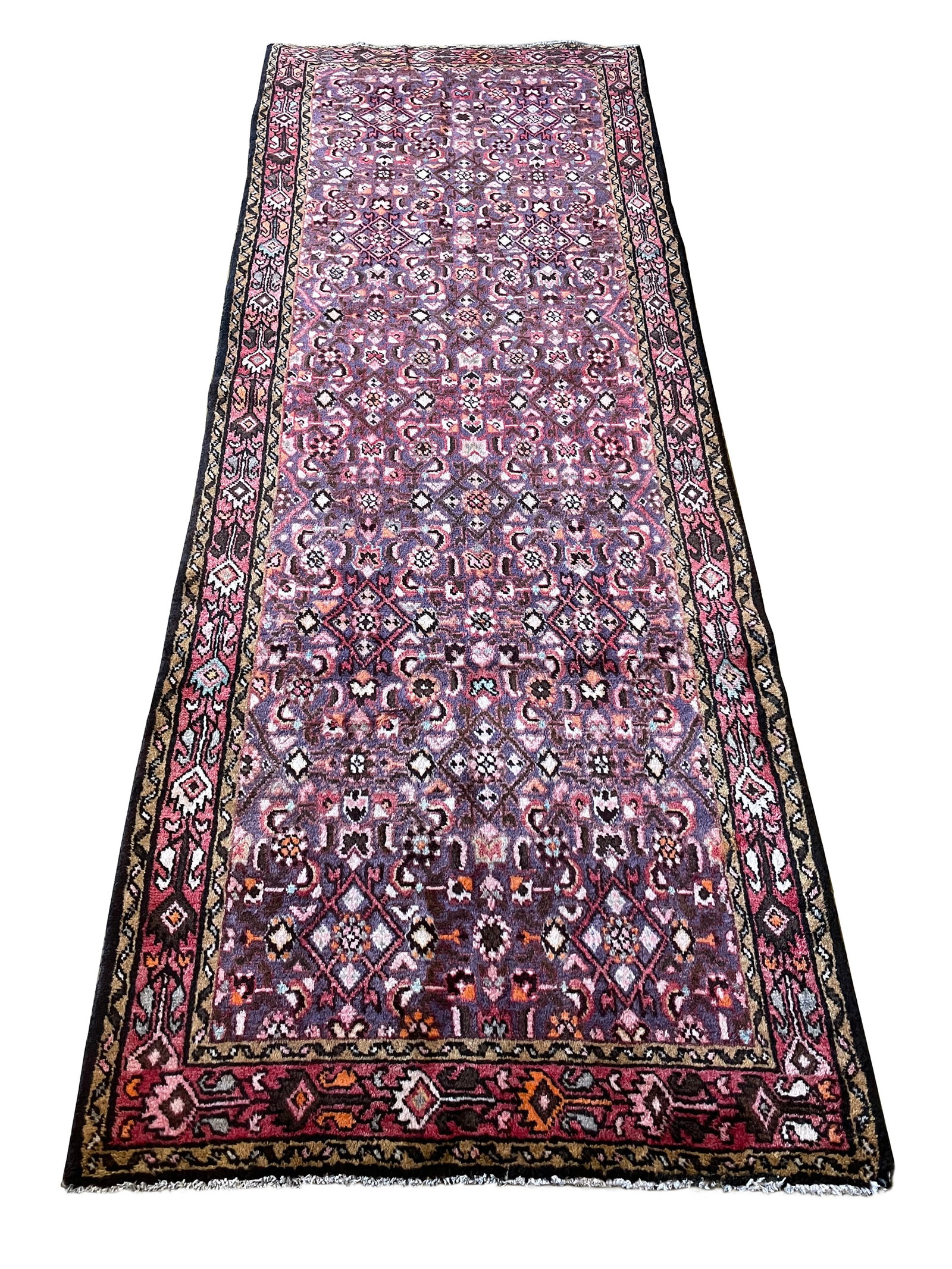 Persian Bijar 647 Vintage 3'5" x 9'4" hand-knotted in Iran