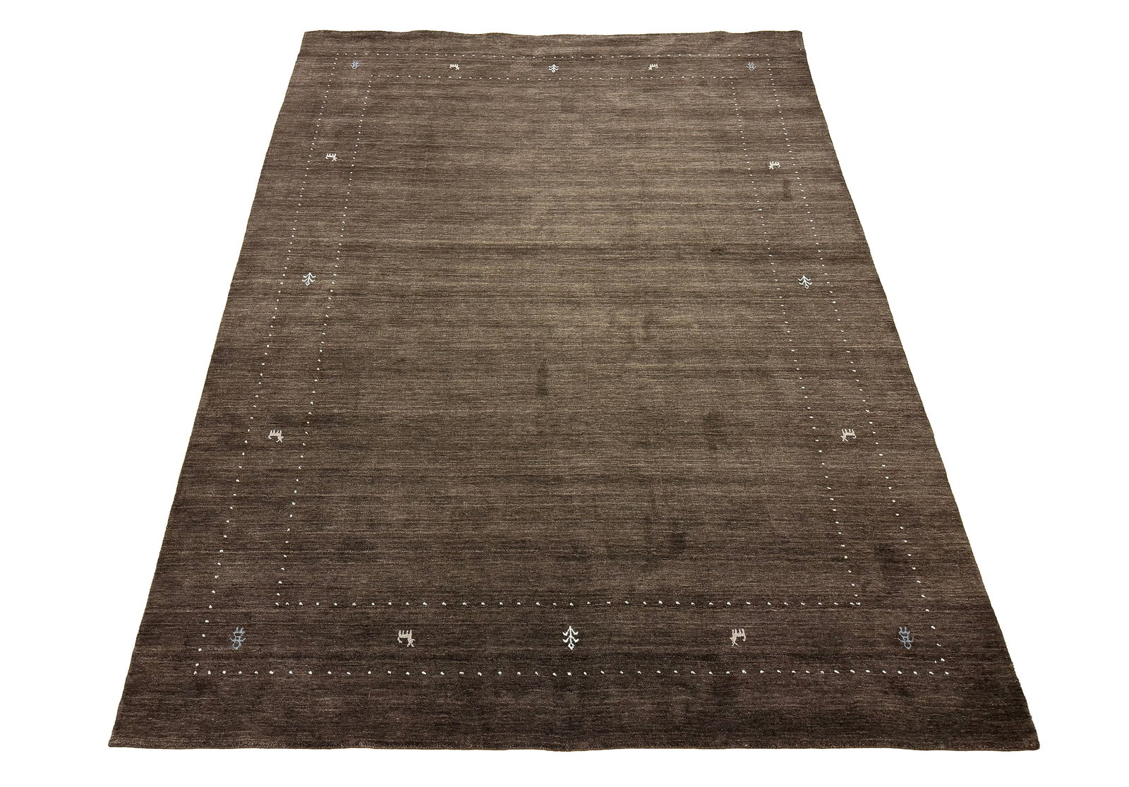 Persian Gabbeh G122 9'1"x12'1" Wool Rug hand knotted (1 of 9)