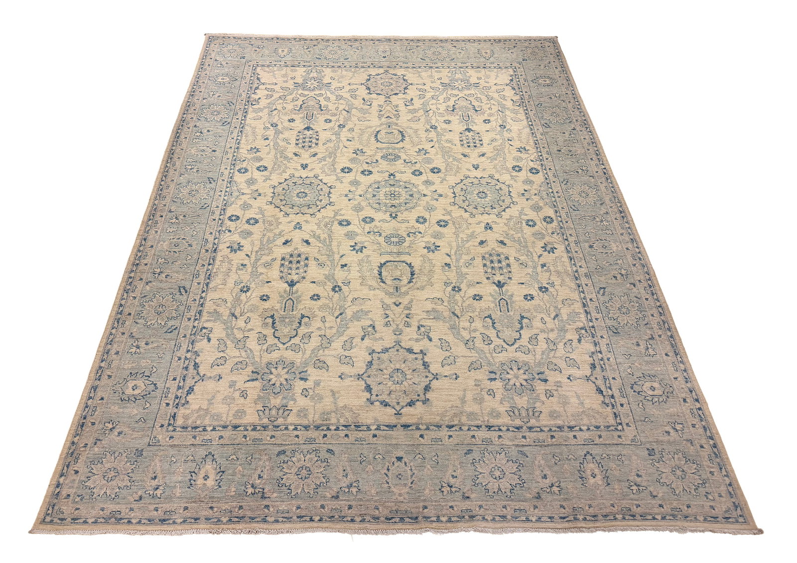 Peshawer D234 size 8'9"X11'6" hand-knotted (1 of 9)