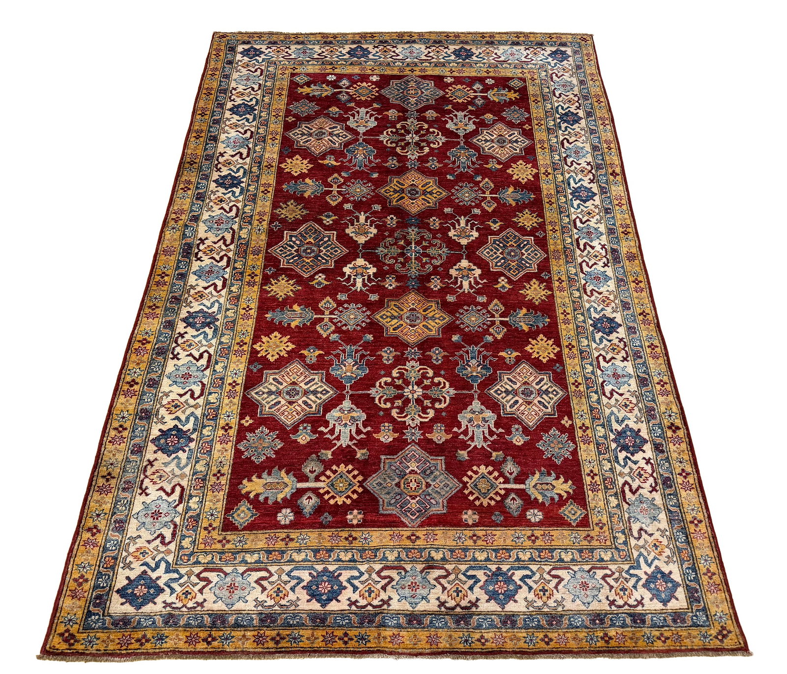 Persian Kazak D203 5'9"x9'1" hand knotted (1 of 11)