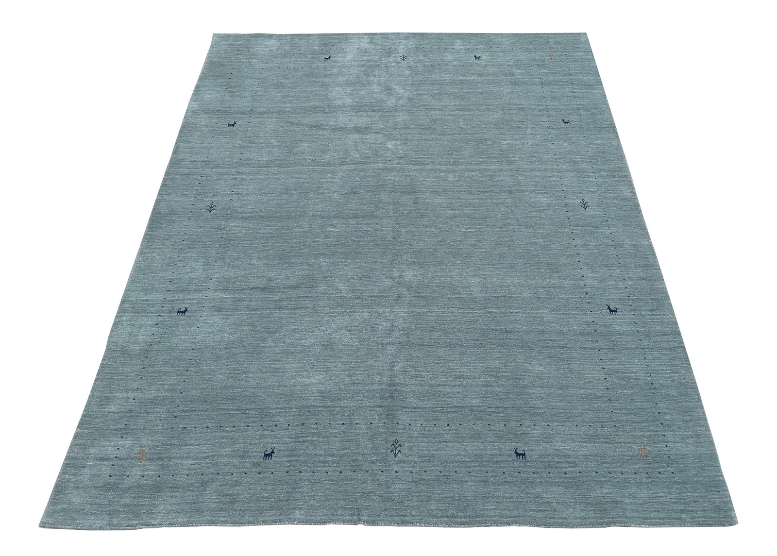 Persian Gabbeh S859 8'x10' hand knotted minimalist contemporary: No Reserve Gabbeh S895 This 8'x10' rug features a modern minimalist design with a warm and earthy terracotta orange field. Ahon auction offer in house shipping domestic and worldwide fully insured via