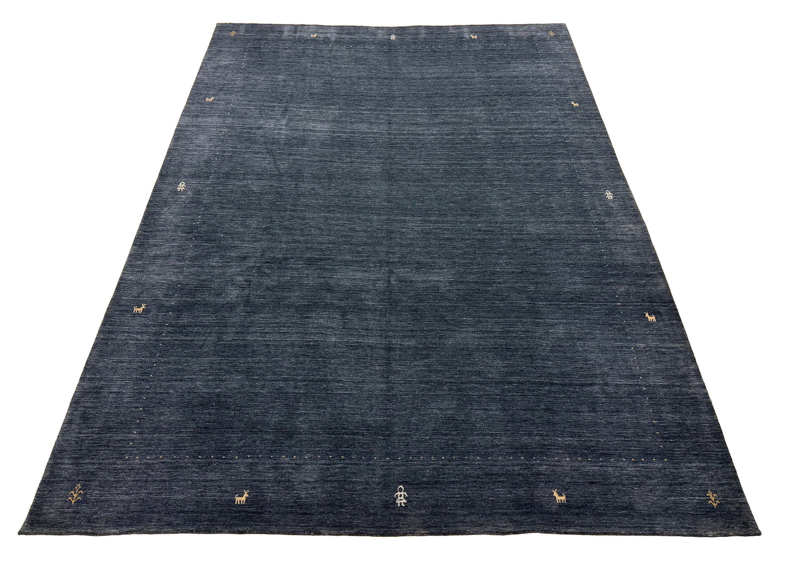 Persian Gabbeh S884 9'1"x12' hand knotted contemporary minimalist design: No Reserve Gabbeh S884 unusual weaveThis 9'1"x12' rug features a modern Gabbeh design, celebrated for its simplicity, warmth, and artisanal character. Ahon auction offer in house shipping domestic and