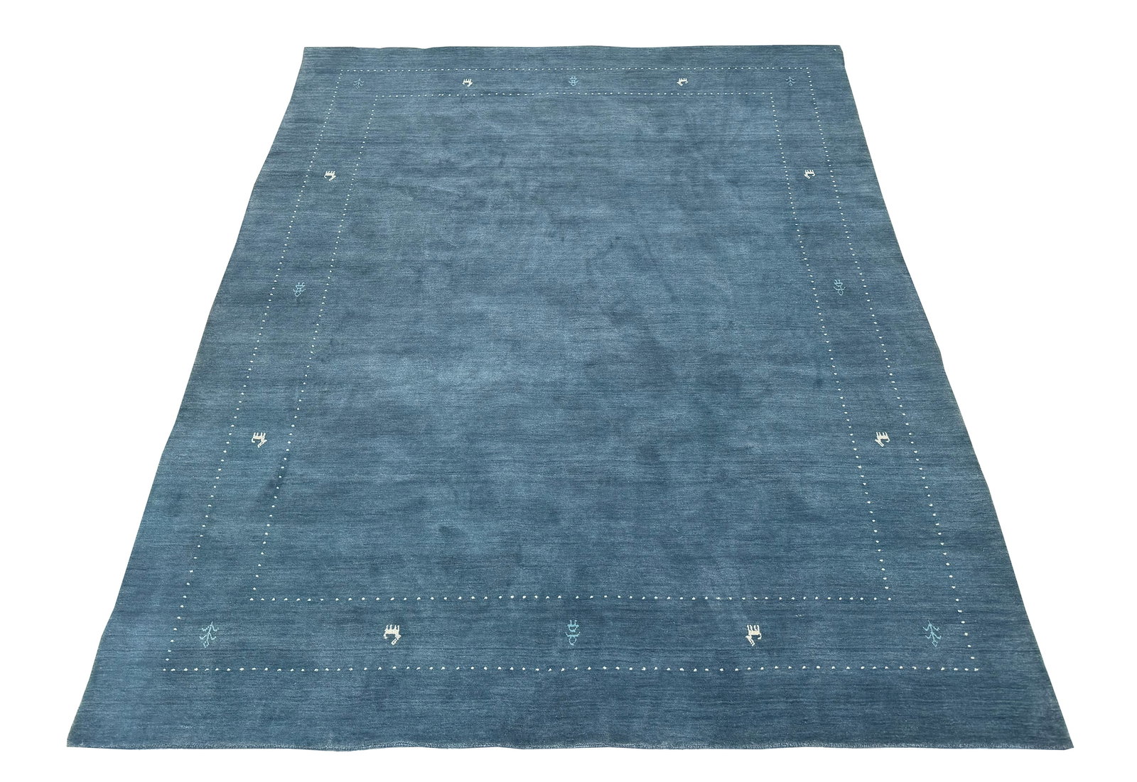 Persian Gabbeh S772 8'x 9'8" hand knotted contemporary minimalist design: No Reserve Gabbeh S772style unusual weaveThis 8'x 9'8"rug features a modern Gabbeh design, celebrated for its simplicity, warmth, and artisanal character. Ahon auction offer in house shipping domestic