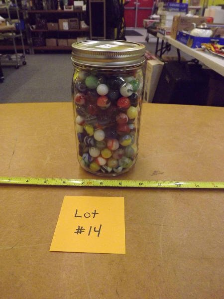 MARBLES: BALL JAR OF MARBLES