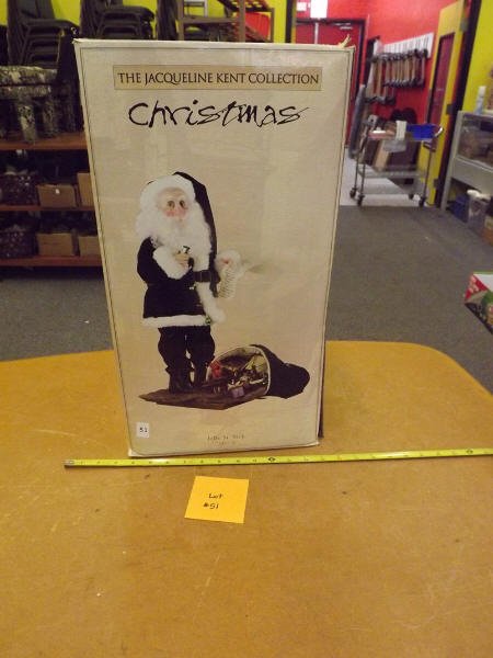 JACQUELINE KENT CHRISTMAS "JOLLY ST NICK" DOLL IN BOX: JACQUELINE KENT CHRISTMAS "JOLLY ST NICK" DOLL IN BOX