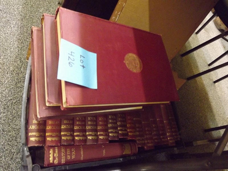 HISTORY OF WAR BOOK SET: 22 VOL SET HISTORY OF 1914 WAR BOOKS BY TIMES OF LONDON COPYRIGHT 1917 WITH ILLUSTATIONS