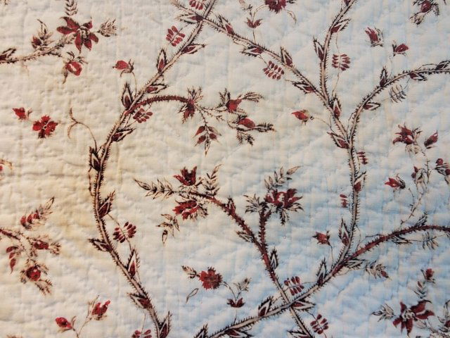 Antique late 18th Century Whole Cloth Quilt (1 of 18)