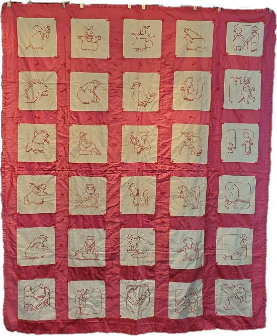 Signed and Dated Child Quilt Ruby McKim Patterns (1 of 13)