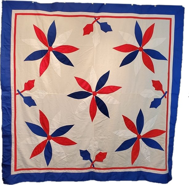 Vintage Patriotic WW2 Summer Spread Quilt (1 of 8)