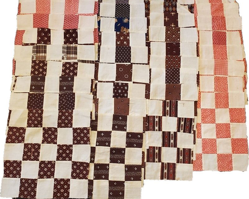 Set of 36 Antique Quilt Blocks from the 1880s (1 of 10)