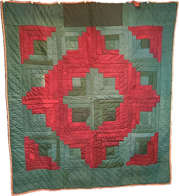 Antique Log Cabin Quilt (1 of 10)