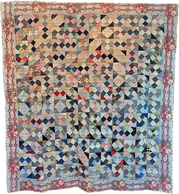 Antique c1900s 2 Side Quilt (1 of 9)