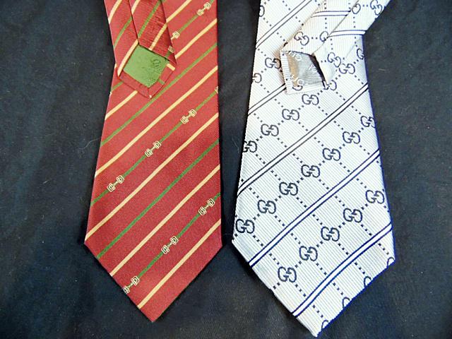 Two Mens Gucci Silk Ties (1 of 9)