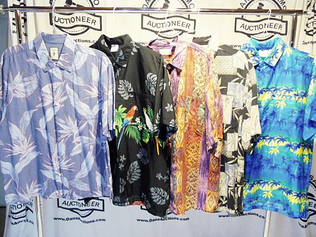 5 Mens Hawaiian Style Leisure Shirts XL Group 2 (1 of 11)