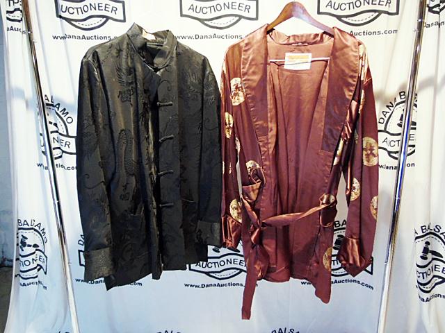 2 Vintage Mens Silk Chinese Robes (1 of 10)