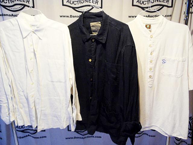 3 Mens XL Shirts - with Linen (1 of 4)