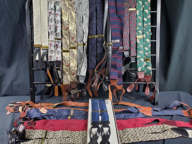 Vintage Mens Suspenders Group 1 (1 of 5)