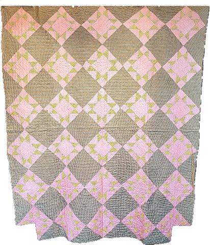 Antique Quilt - Sawtooth Star from MA (1 of 8)