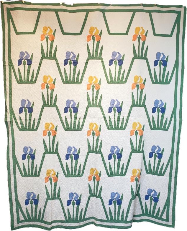 Vintage Mountain Mist Quilt - Iris (1 of 7)
