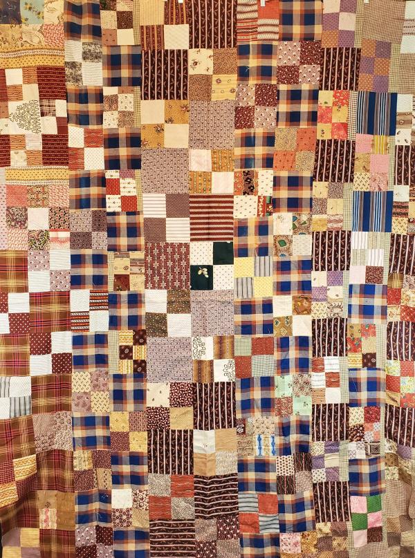 Antique Quilt Top with Early Fabrics (1 of 11)