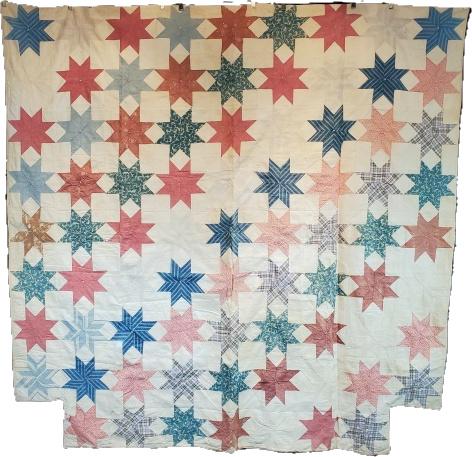 Antique Patriotic Lemoyne Star Comfort (1 of 13)