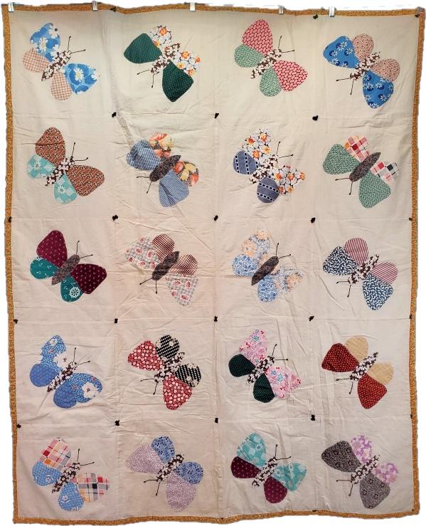 Vintage 1930s to 1970s Butterfly Quilt Comfort (1 of 9)