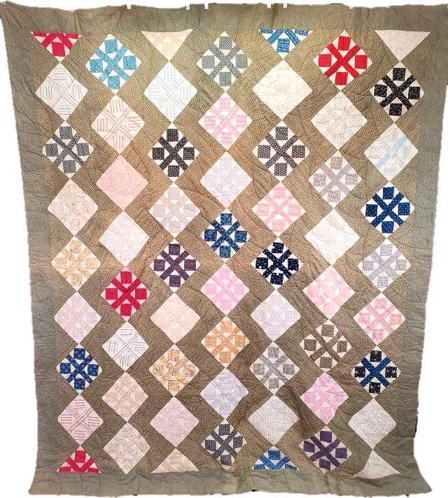 Antique Quilt - Garden of Eden (1 of 9)