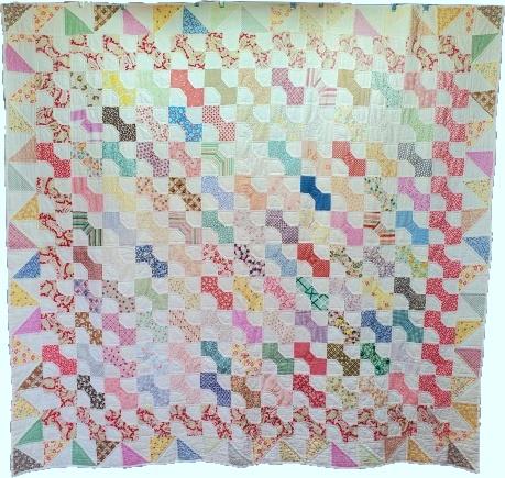 Vintage VA Quilt - Bow Ties 1940s (1 of 7)