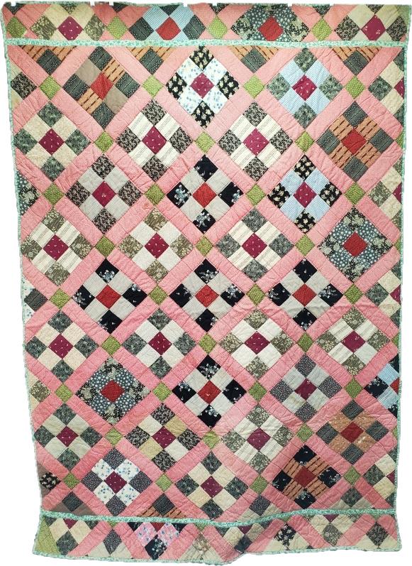 Vintage Quilt - Multi Generational 9 Patch (1 of 12)