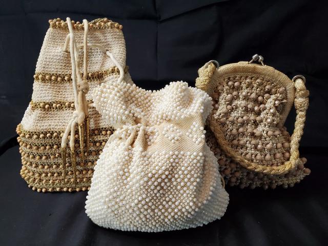 Group of 3 Vintage Purses with Large Beads (1 of 12)