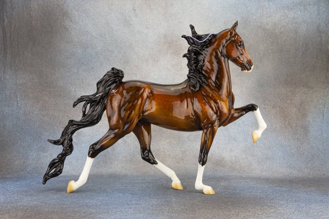 Racking American Saddlebred -Hamilton- Breyer Horse (1 of 4)