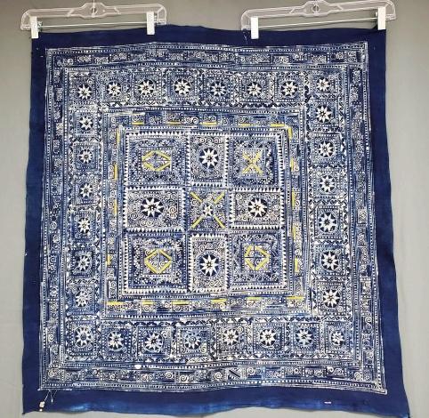 Vintage Indonesian Signed Batik with Embroidery (1 of 5)