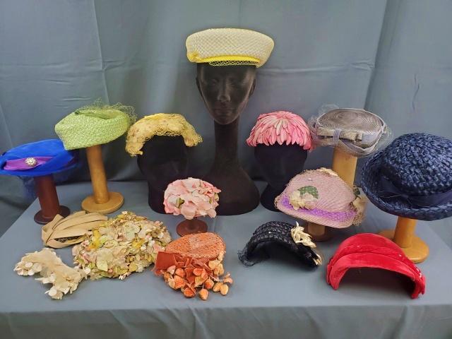 Group of 15 Ladies Vintage Hats and Fascinators (1 of 14)
