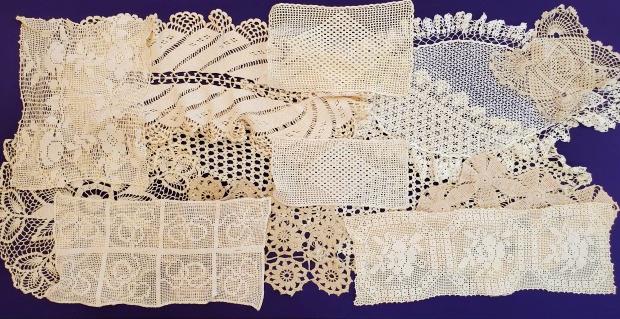 12 Vintage Hand Crocheted Doilies - Group C (1 of 15)