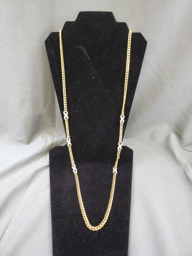 Vintage Givenchy Long Necklace - Rhinestones (1 of 6)