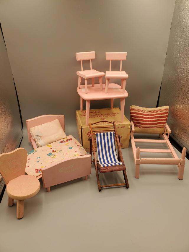 Vintage Ginny Furniture - Beds, Table, Chairs (1 of 8)