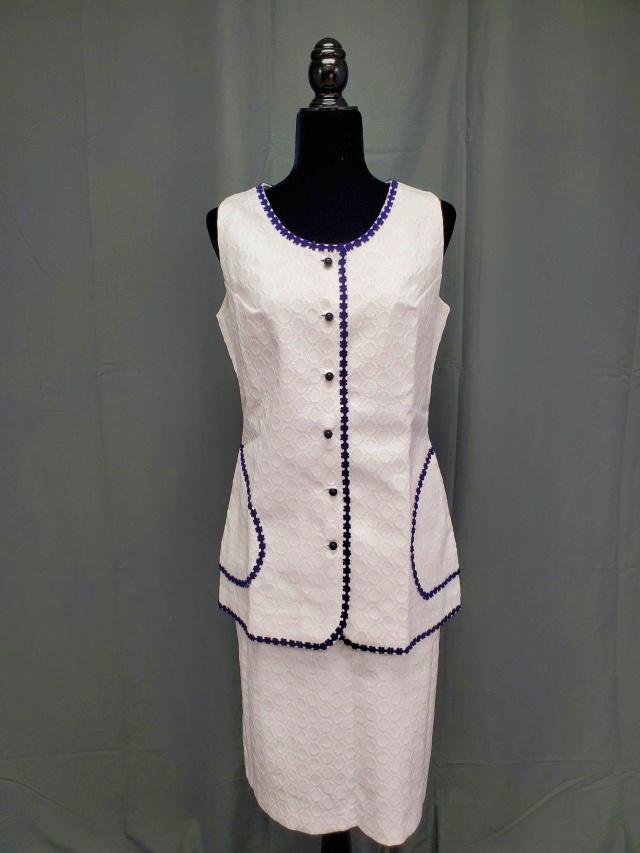 Vintage Skirt and Top Suite with Black - Sz 12 (1 of 7)