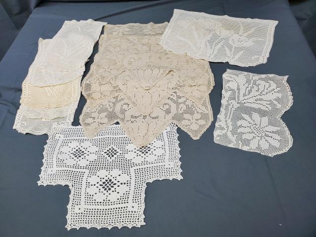 Vintage Hand Crocheted Doily Group - A (1 of 7)