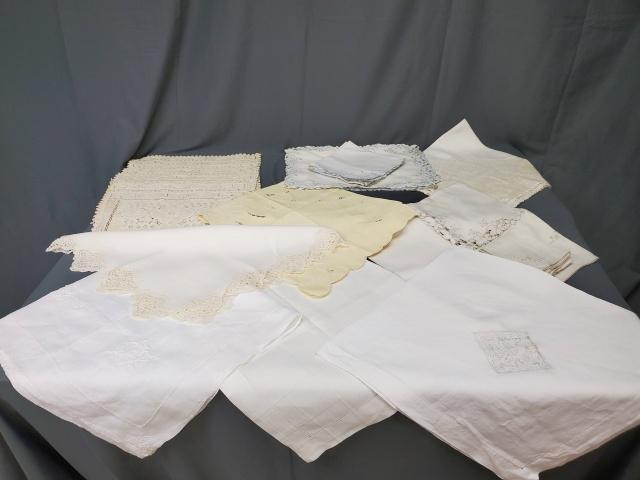 Group of Vintage Linens with Madeira (1 of 20)