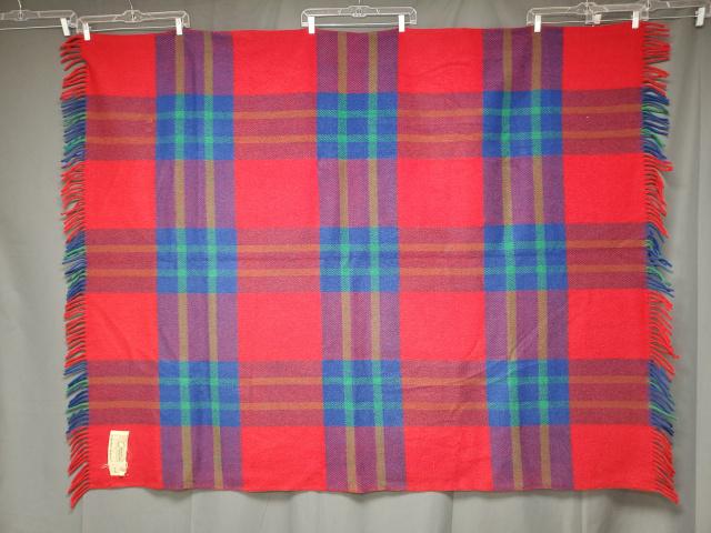 Vintage Kinross Plaid Wool Blanket - Uruguay (1 of 5)