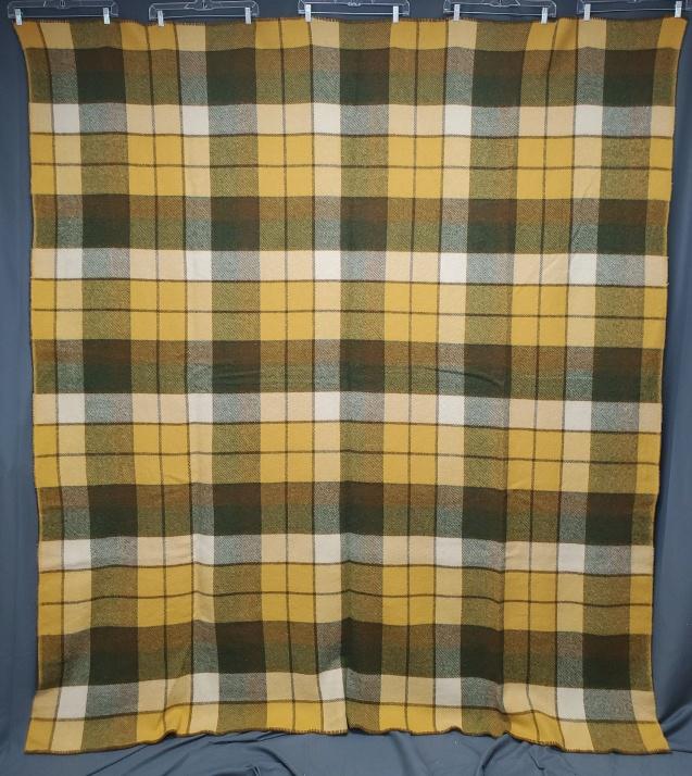 Vintage Large Plaid Blanket (1 of 5)