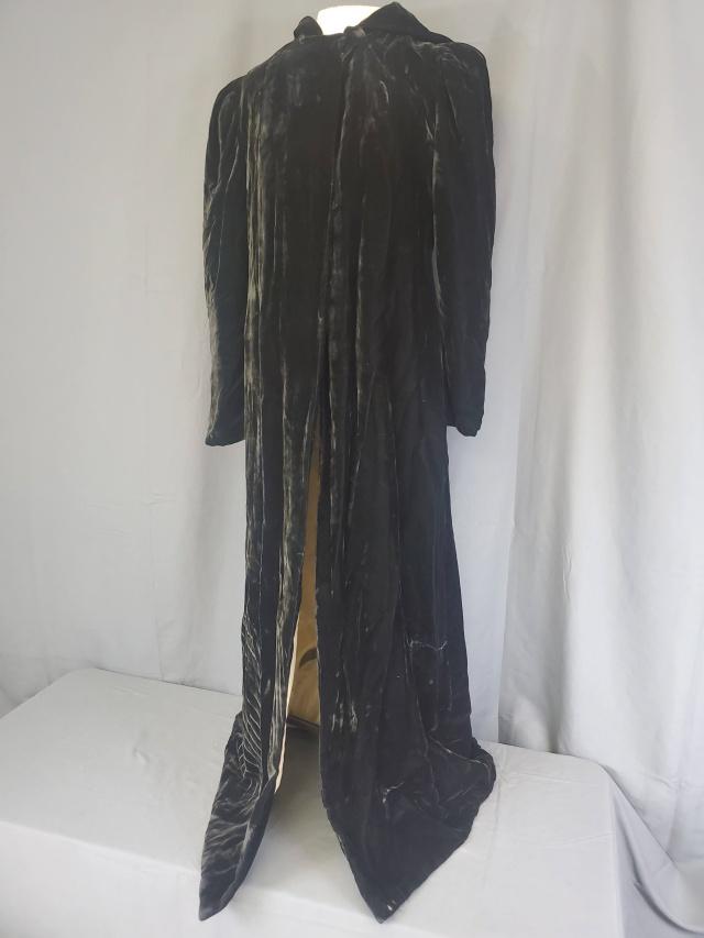 Vintage Black Velvet Opera Coat (1 of 10)