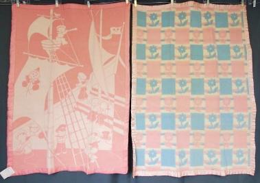 2 Vintage Baby Blankets (1 of 12)