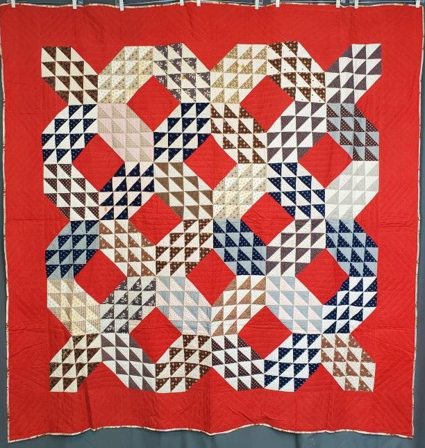 Antique Ocean Waves Quilt (1 of 10)