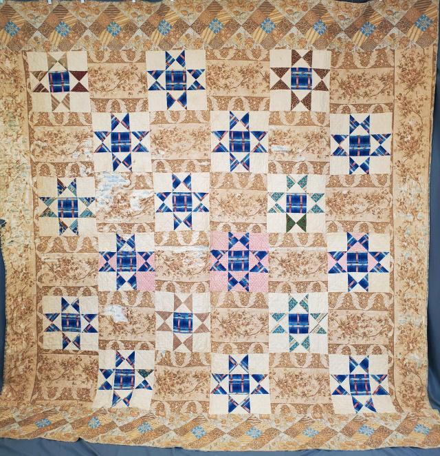 Antique Variable Star Quilt - As-Is (1 of 11)