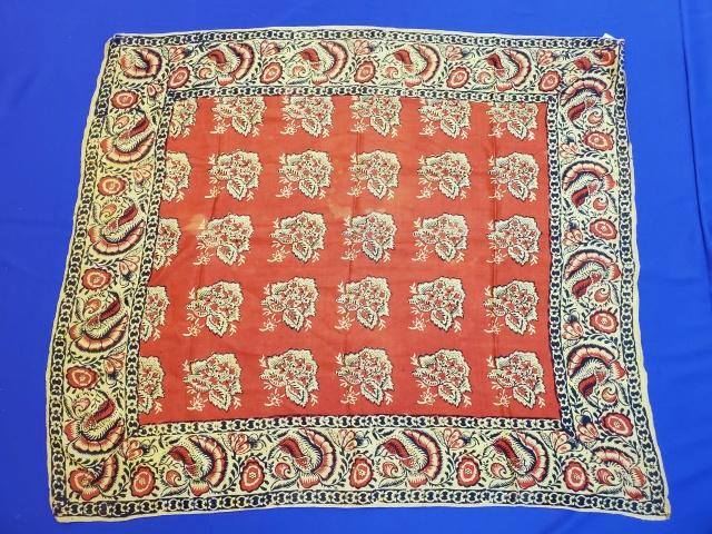Antique Bandana or Kerchief - Silk (1 of 8)